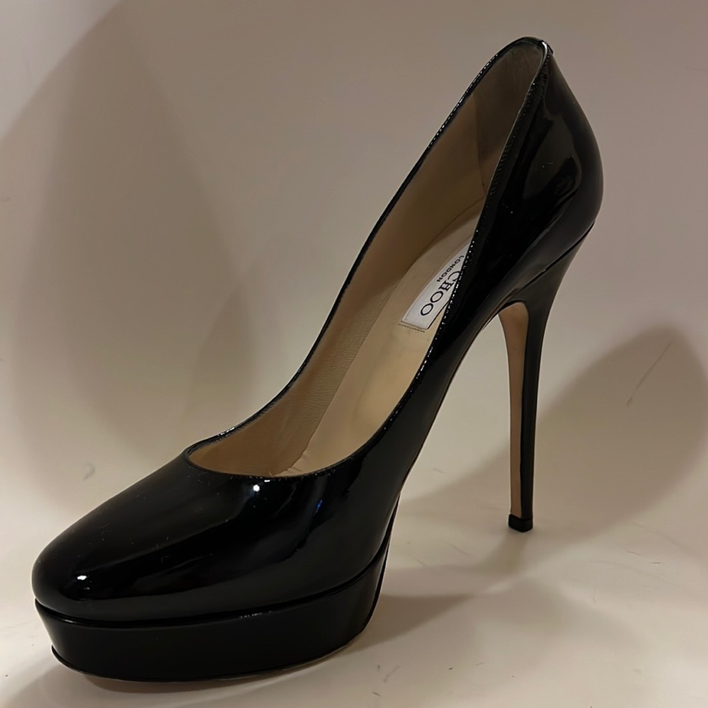 Jimmy Choo Patent Leather Pump heels